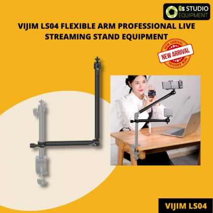 VIJIM LS04 Flexible Arm Professional Live Streaming Stand Equipment